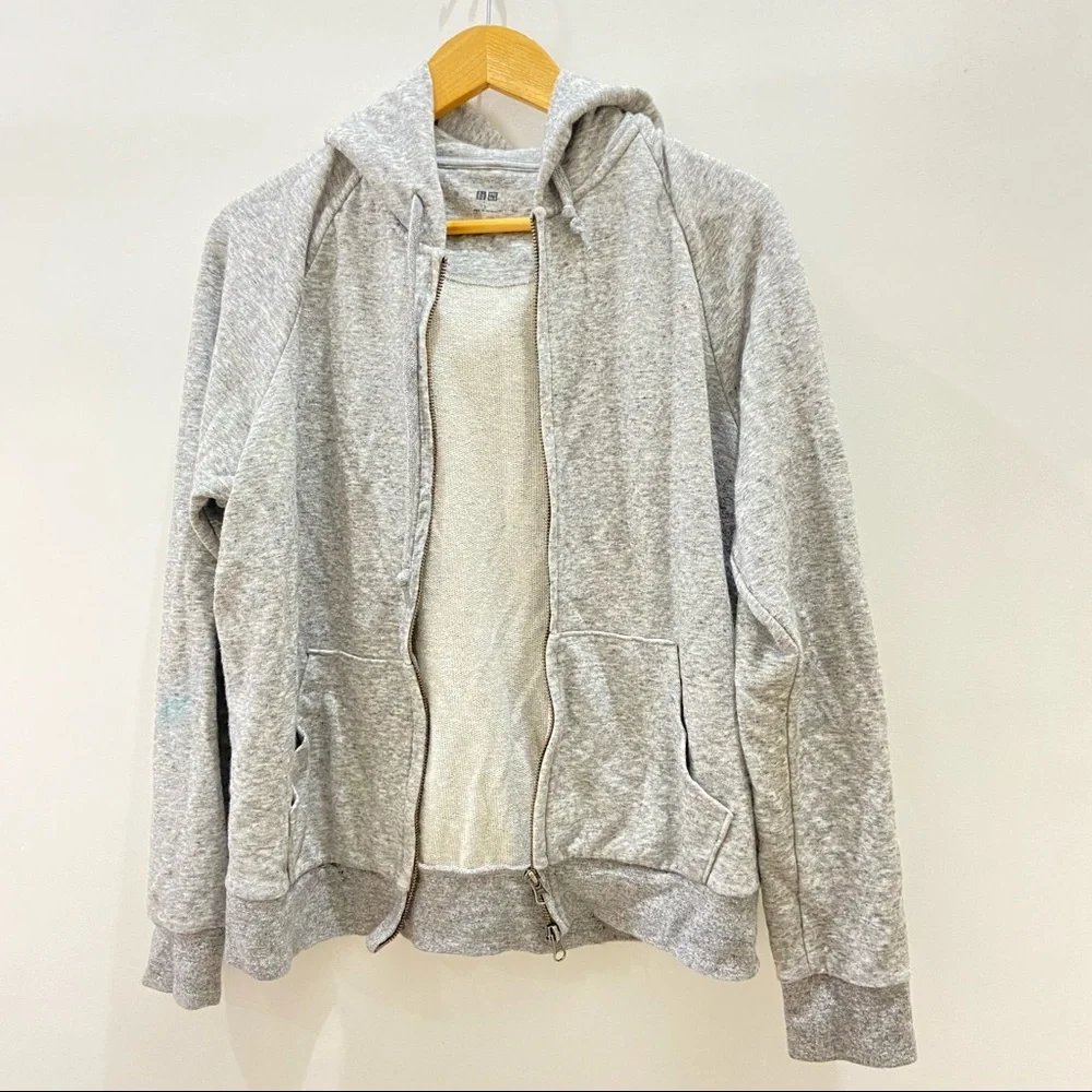 UNIQLO - Hooded Sweatshirt Jacket - USED - Picture 4 of 9